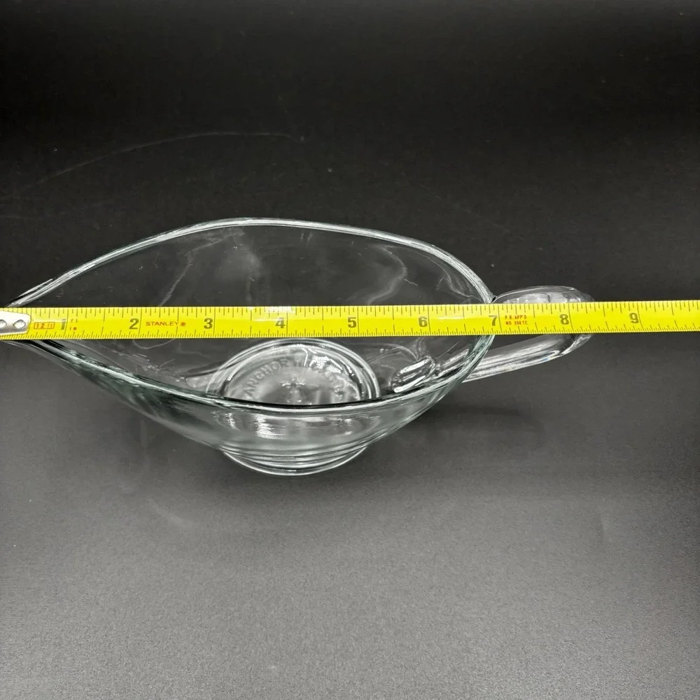 Anchor Hocking Clear Glass‎ Gravy Boat